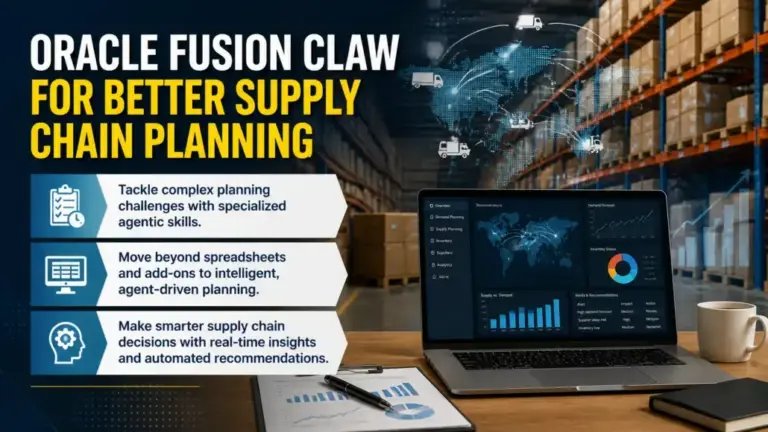 Oracle Fusion Claw for Better Supply Chain Planning