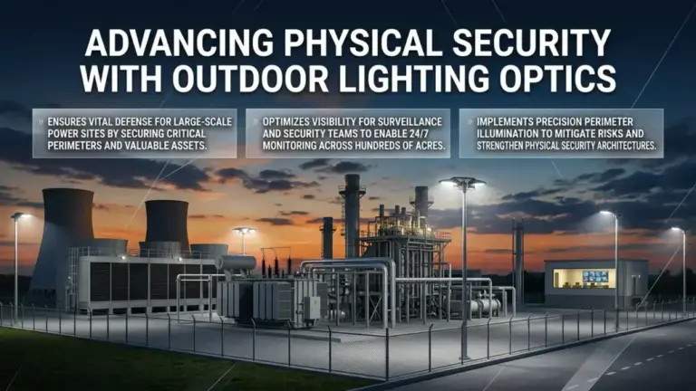 Outdoor Lighting Optics Improving Visibility Across Power Generation Sites