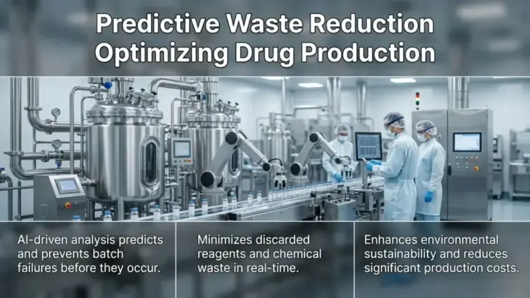 Predictive Waste Reduction Optimizing Drug Production