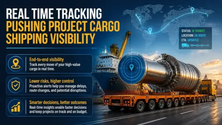 Real Time Tracking Pushing Project Cargo Shipping Visibility