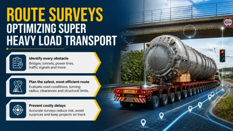 Route Surveys Optimizing Super Heavy Load Transport