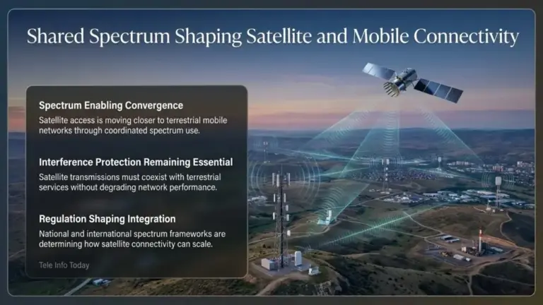 Shared Spectrum Shaping Satellite and Mobile Connectivity