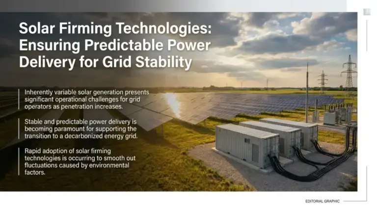 Solar Firming Technologies Supporting Predictable Power Delivery