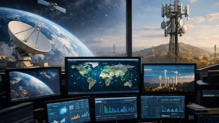 Unified Network Management Improving Satellite-Terrestrial Operations