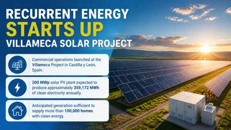 Recurrent Energy Starts Up Villameca Solar Project